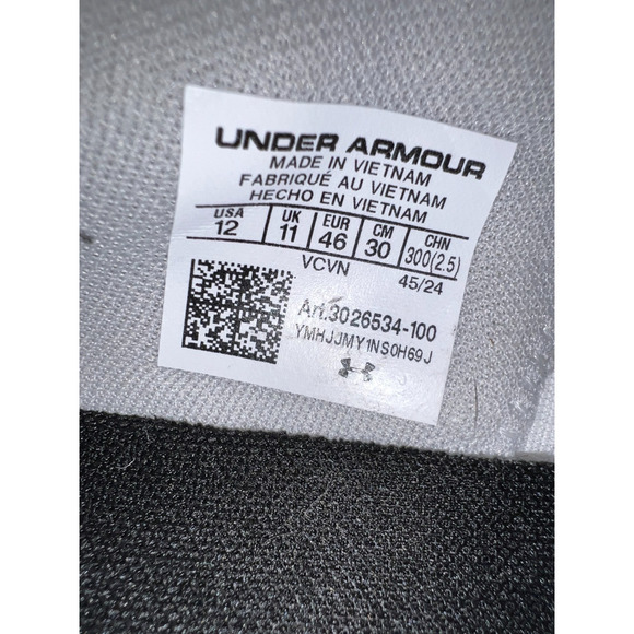 Under Armour Project Rock 6 White Training Shoe 3026534-100 Men\'s Size 12 main image 10